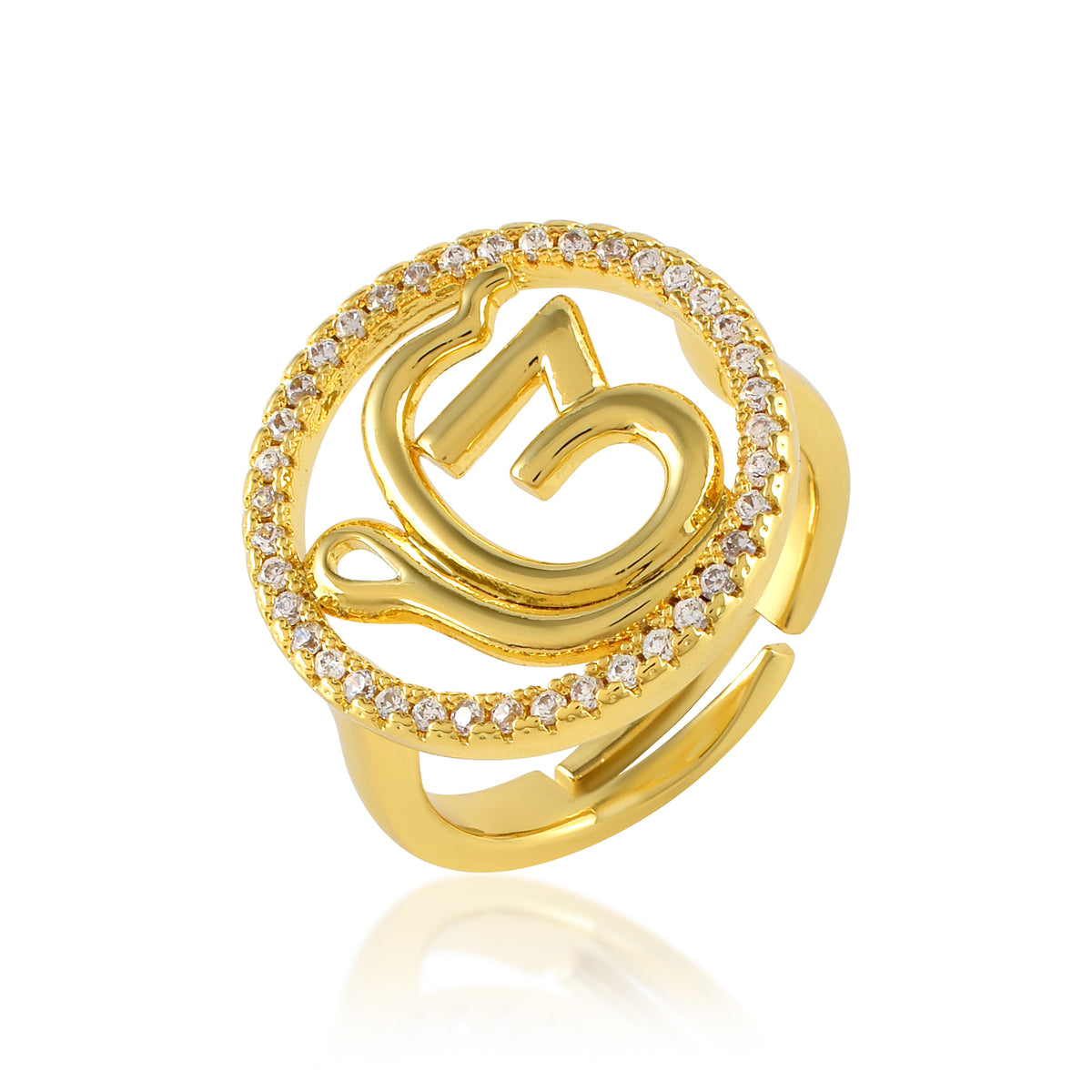 Ek Onkar Swarovski Ring