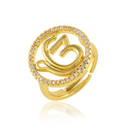 Ek Onkar Swarovski Ring