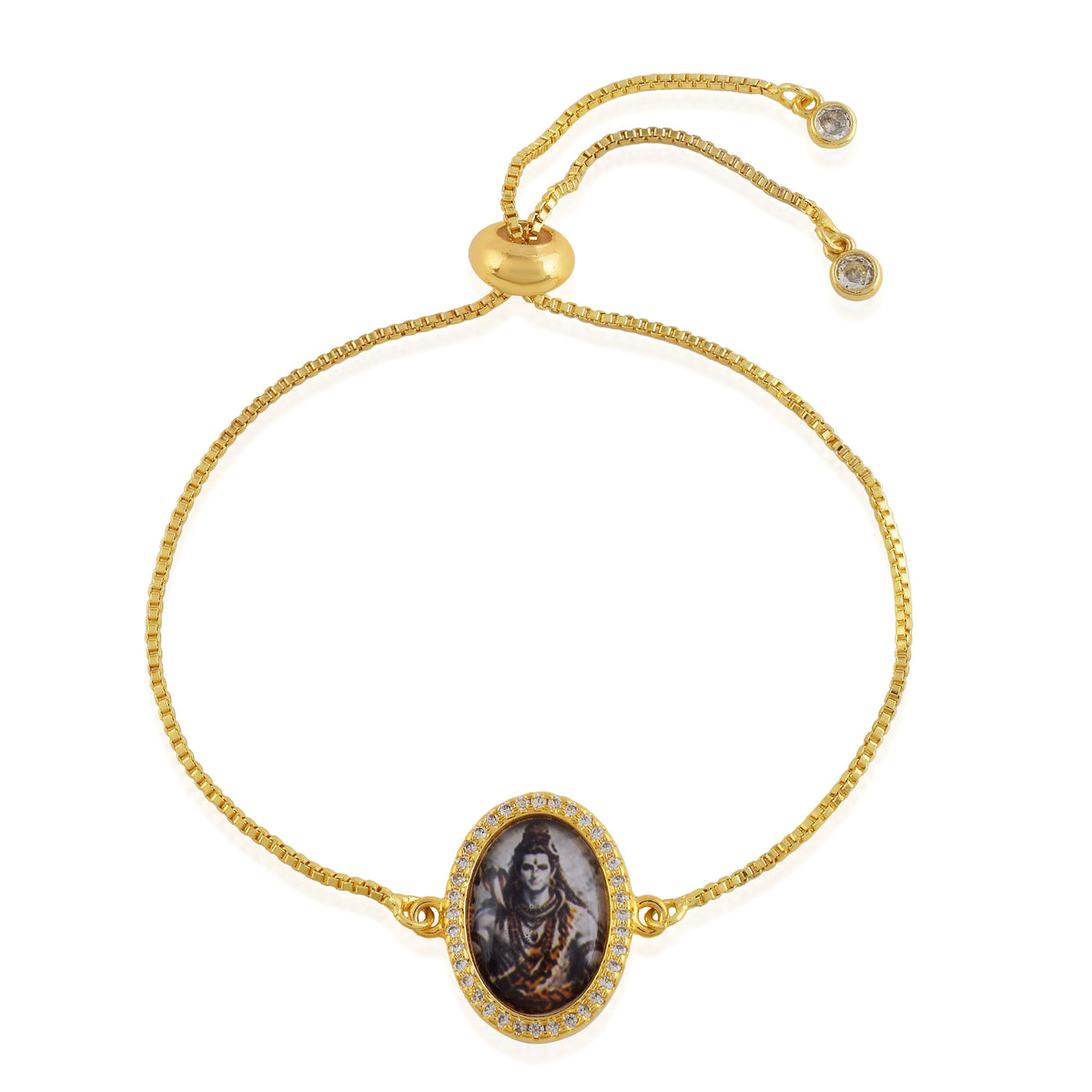 Shiva Gold Chain Bracelet