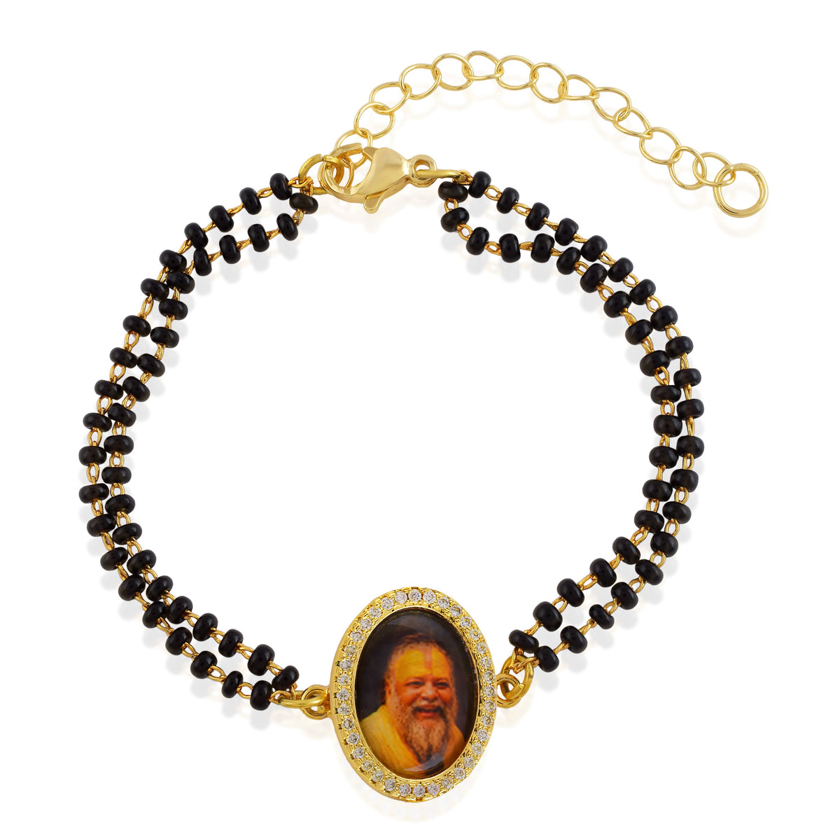 Premanand Maharaj Black Bead Bracelet