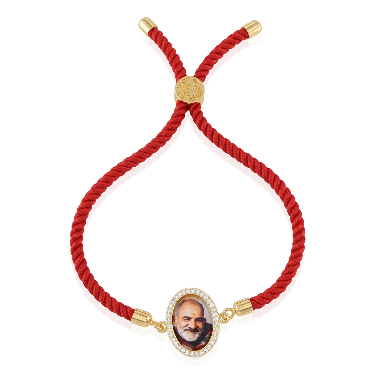 Neem Karoli Baba Red Rope Bracelet