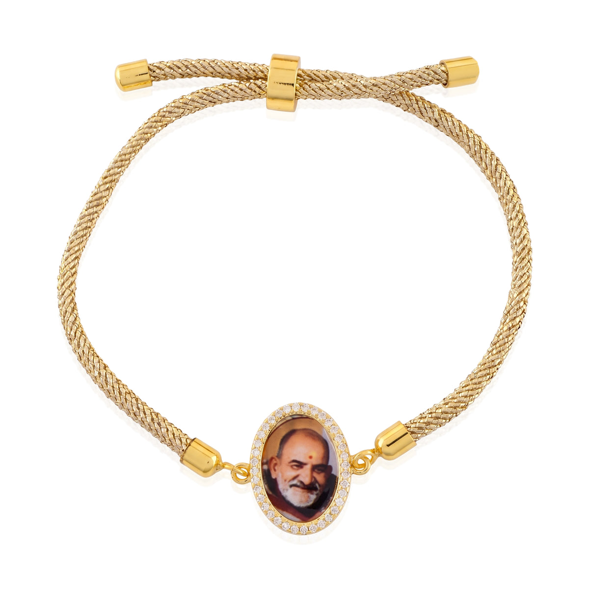 Neem Karoli Baba Gold Zari Bracelet