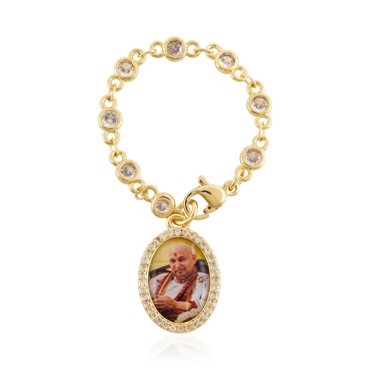 Guruji Swaroop Gold Plated Watch Charm- Option 2