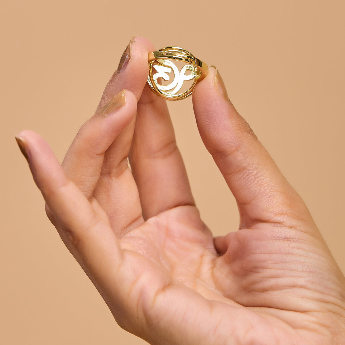 Ek Onkar Stone Ring