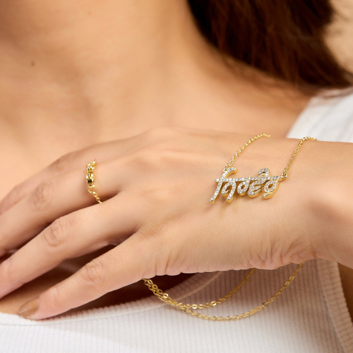 Nirvair Swarovski Necklace