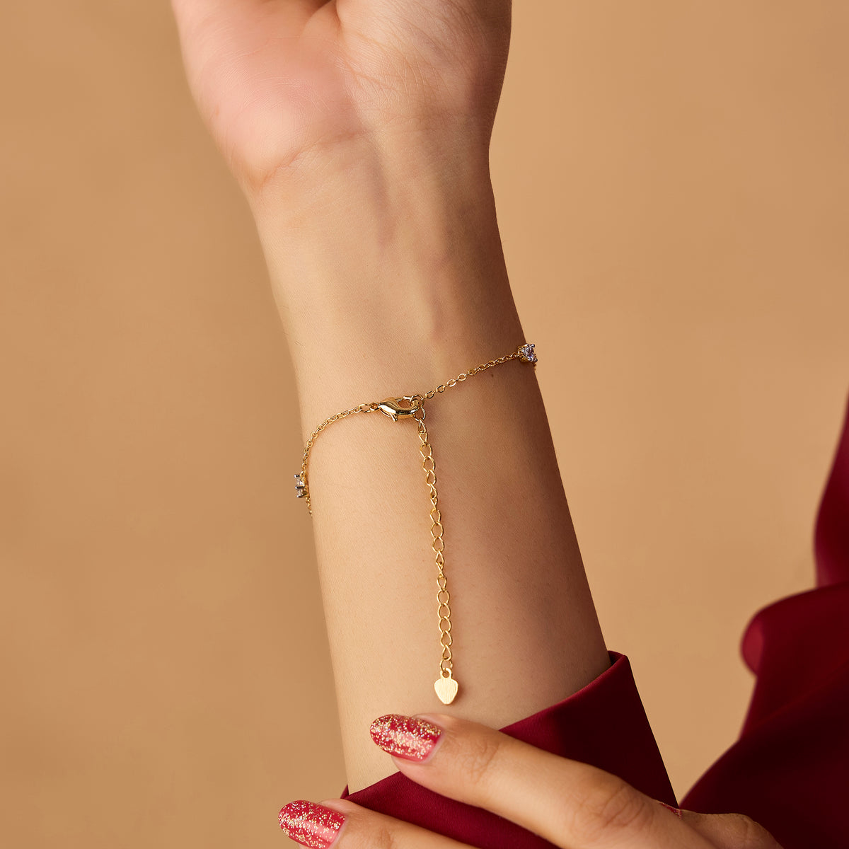 Guruji Swaroop Clover Chain Bracelet