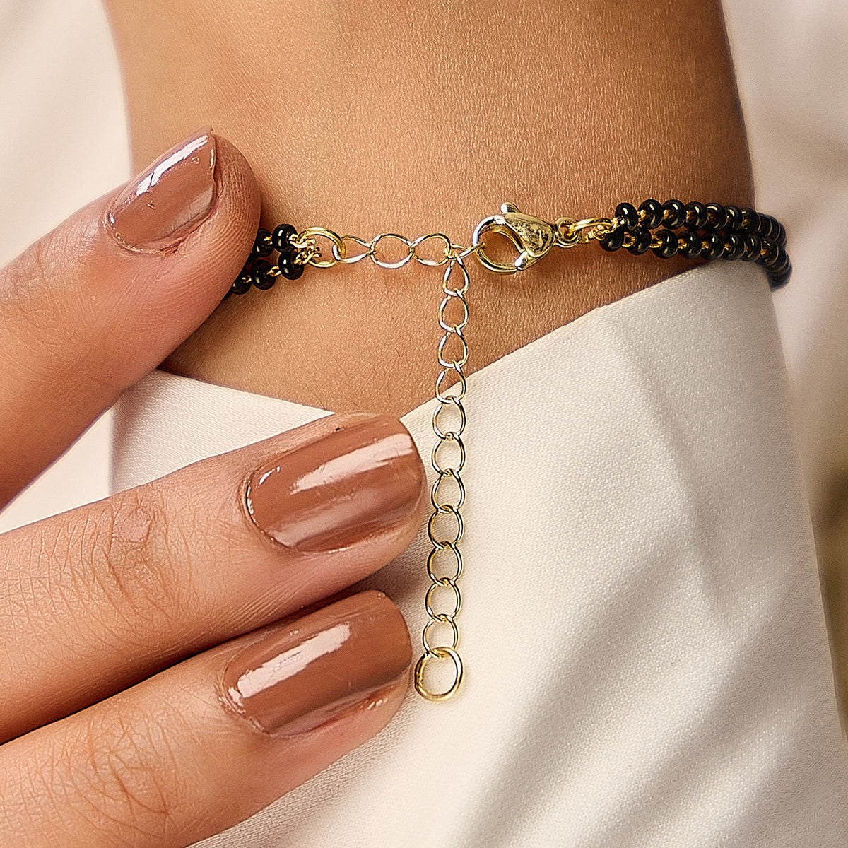 Premanand Maharaj Black Bead Bracelet