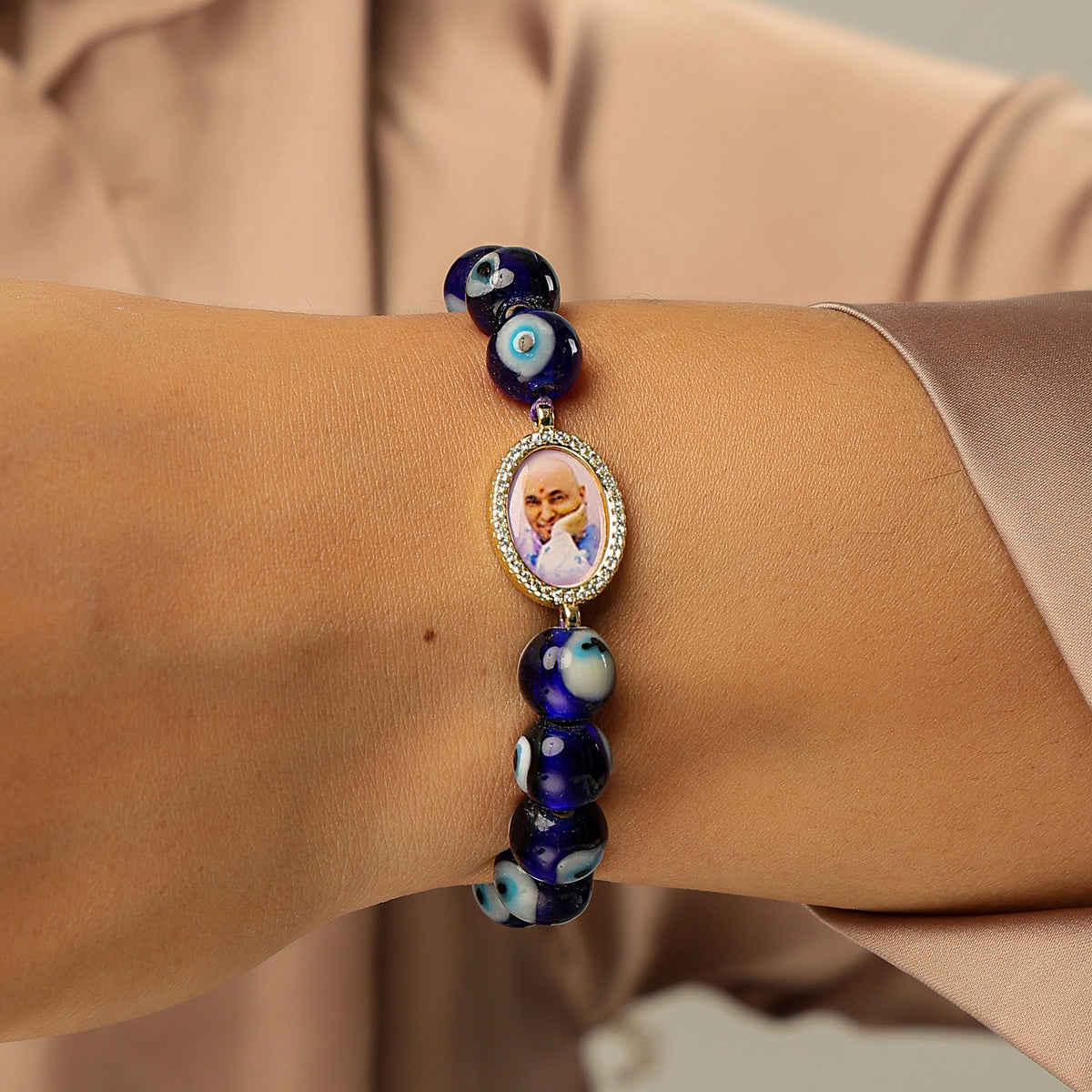 Evil Eye Guruji Bead Bracelet
