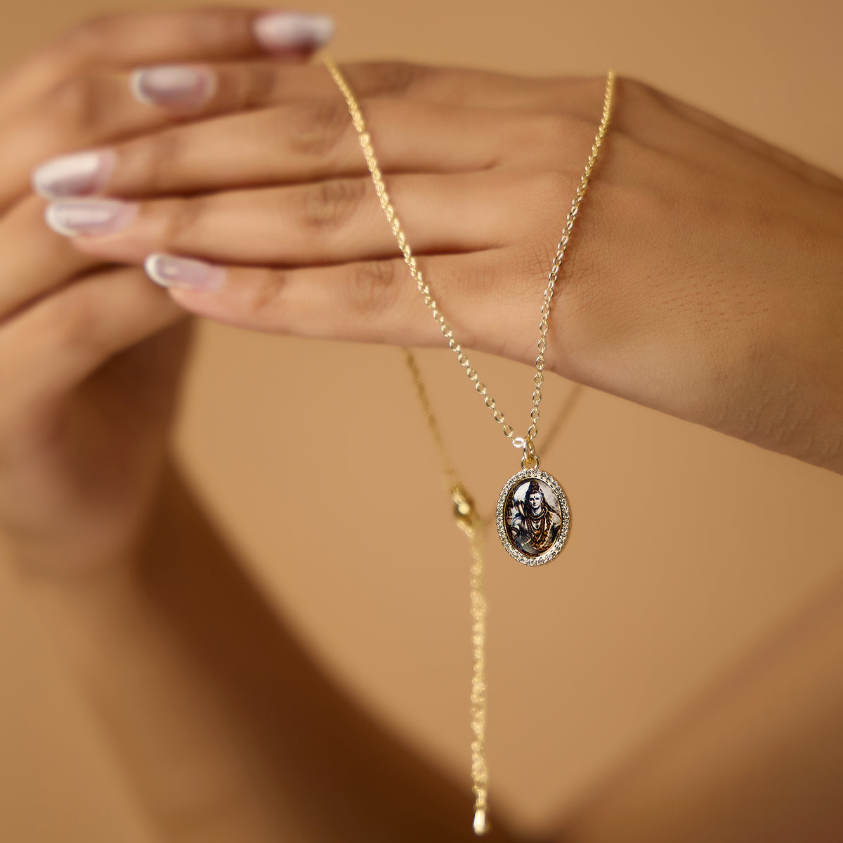 Shiva Gold Chain Necklace