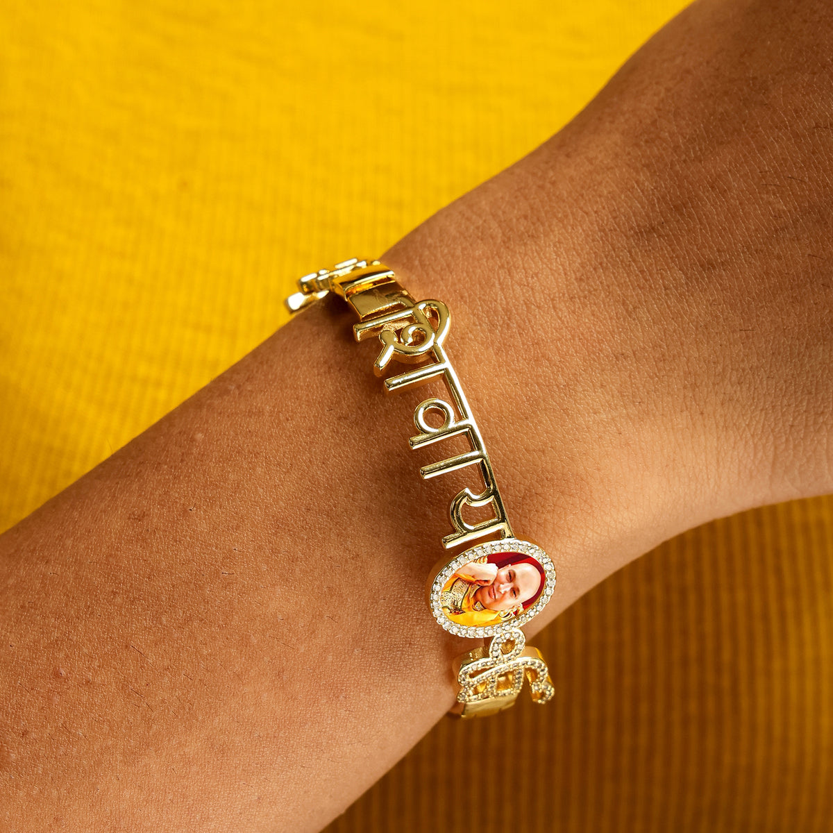 Jai Guruji-Om Namah Shivay Evil Eye Bangle