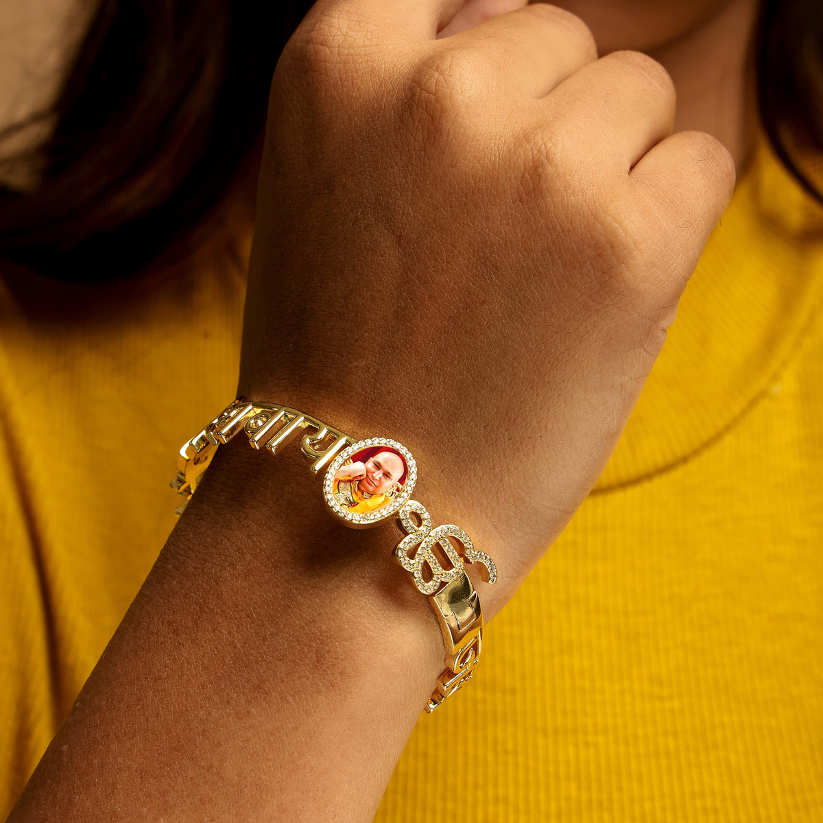 Jai Guruji-Om Namah Shivay Evil Eye Bangle