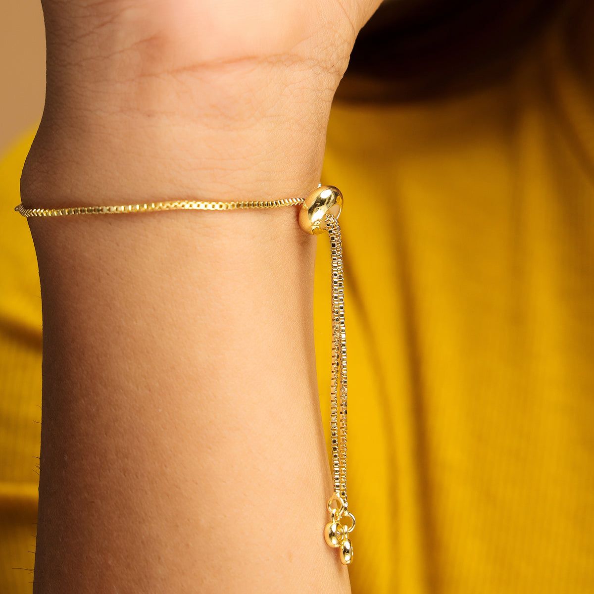 Neem Karoli Baba Chain Bracelet- Gold