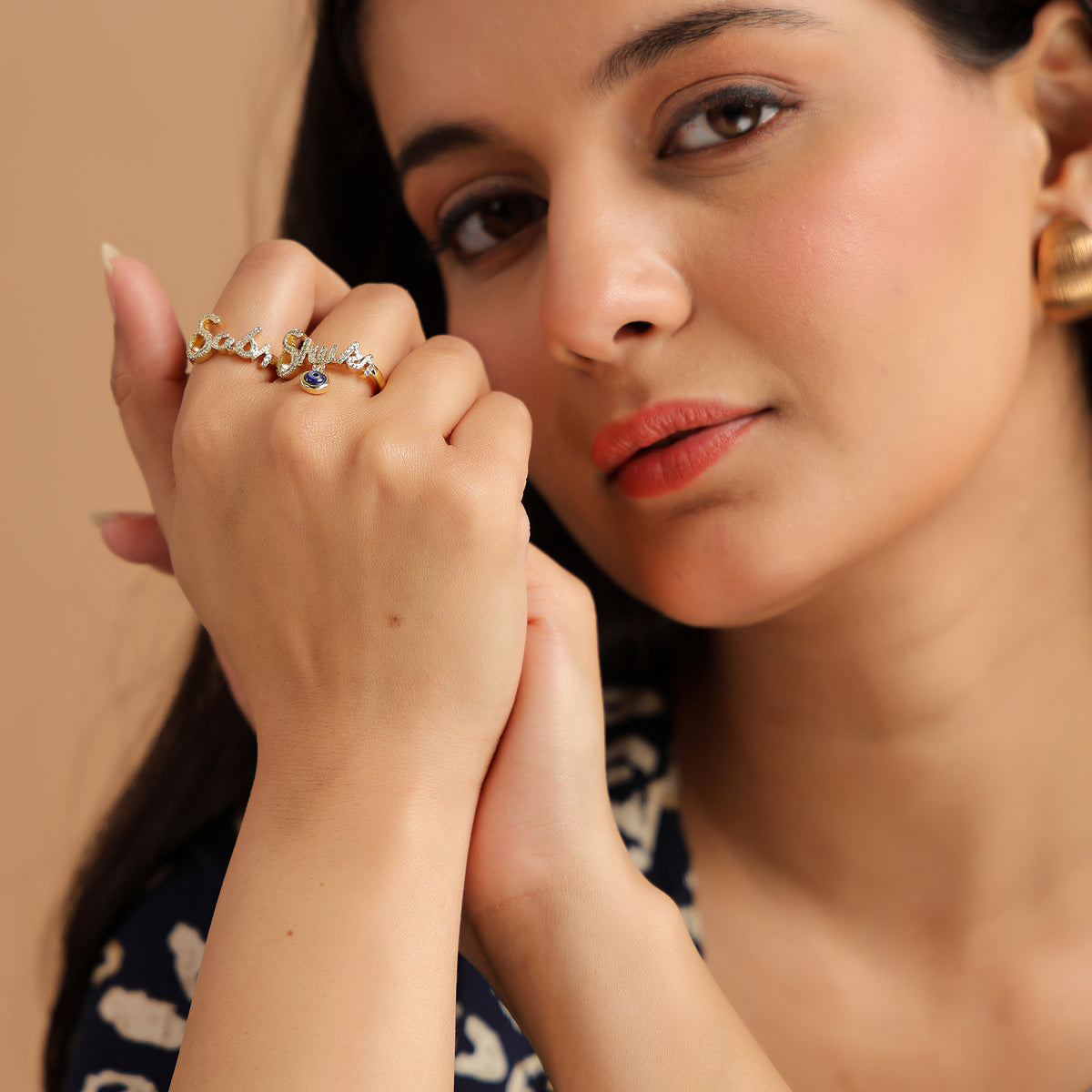 Sabr Shukar Evil Eye Ring