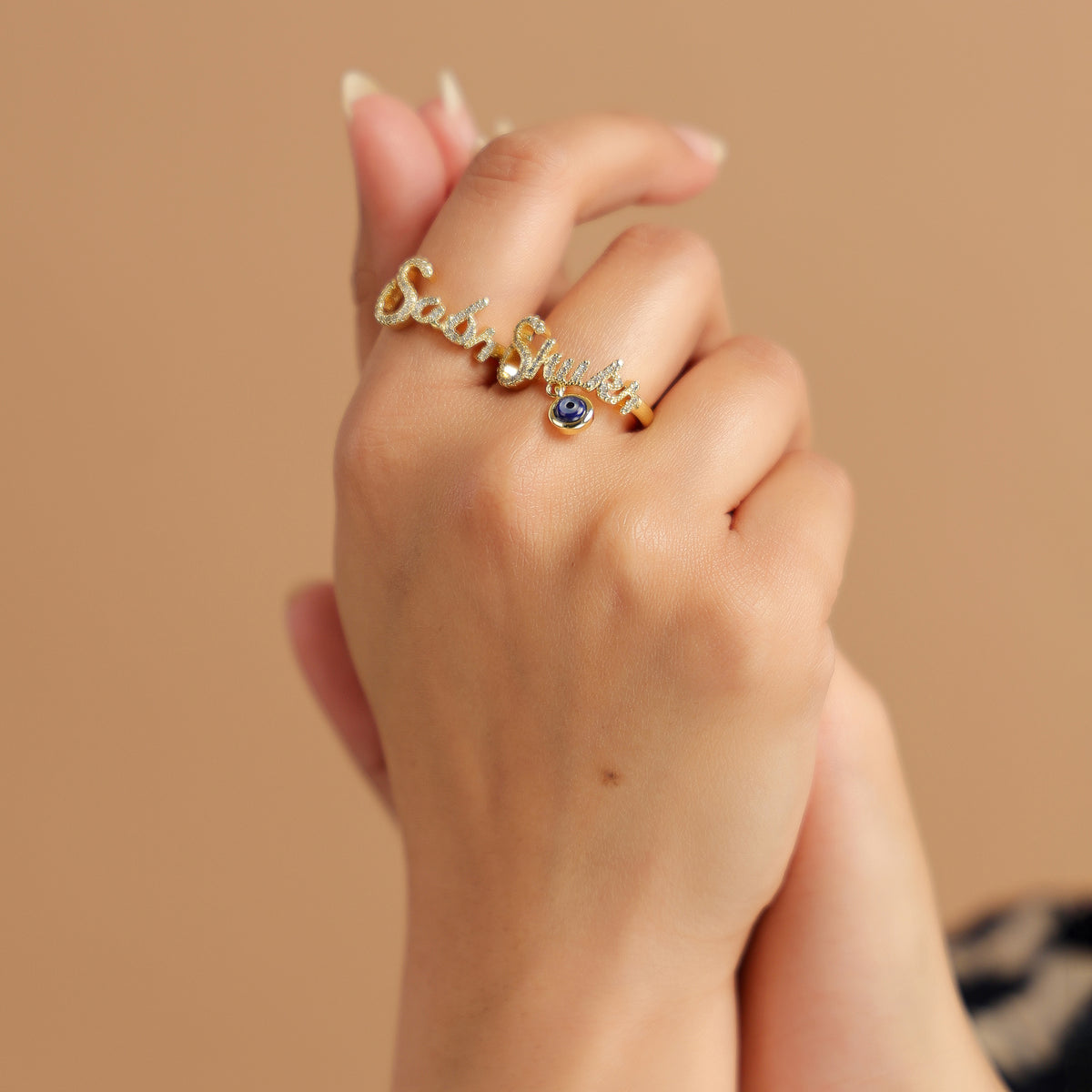 Sabr Shukar Evil Eye Ring