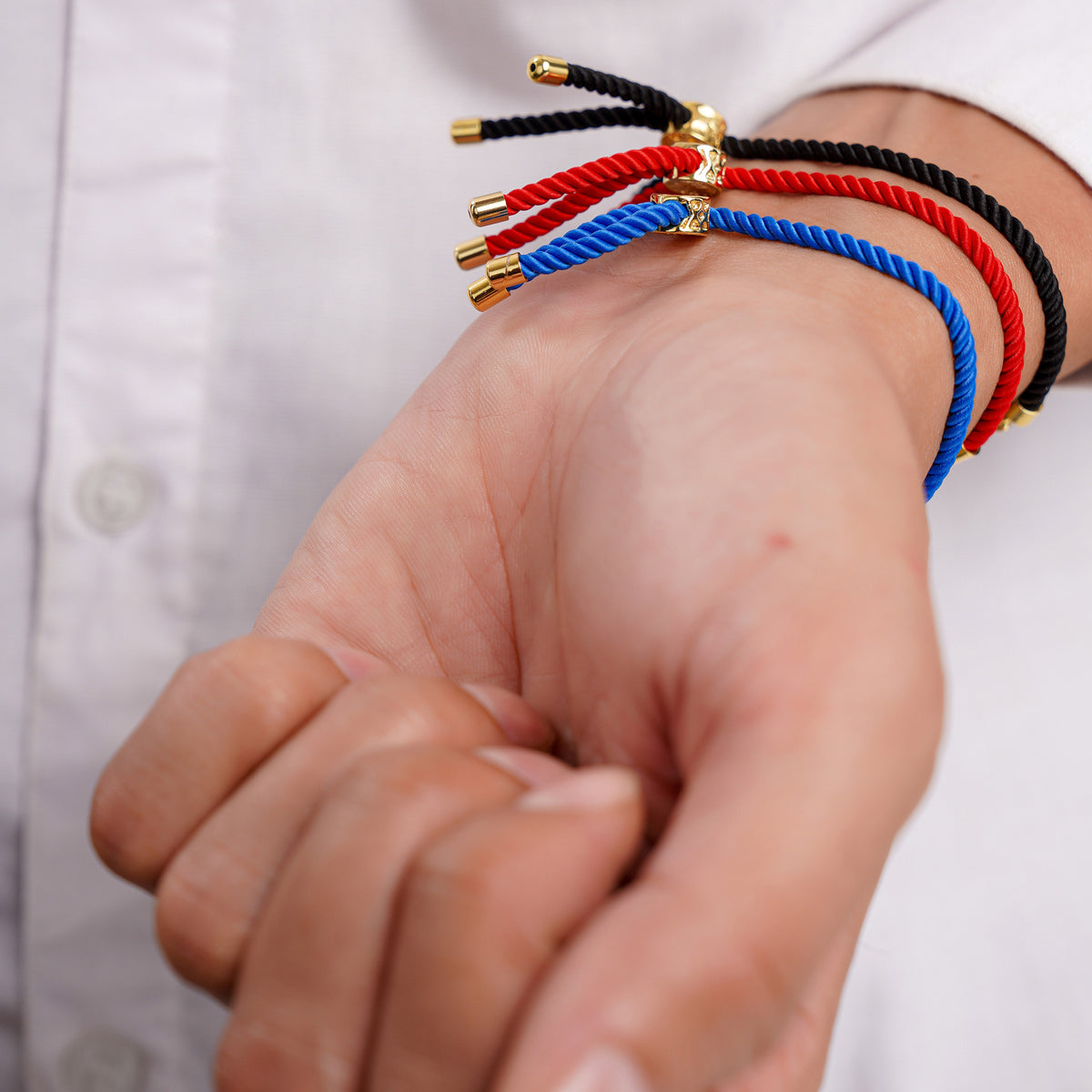 Men's Jai Guruji Swaroop Rope Bracelets
