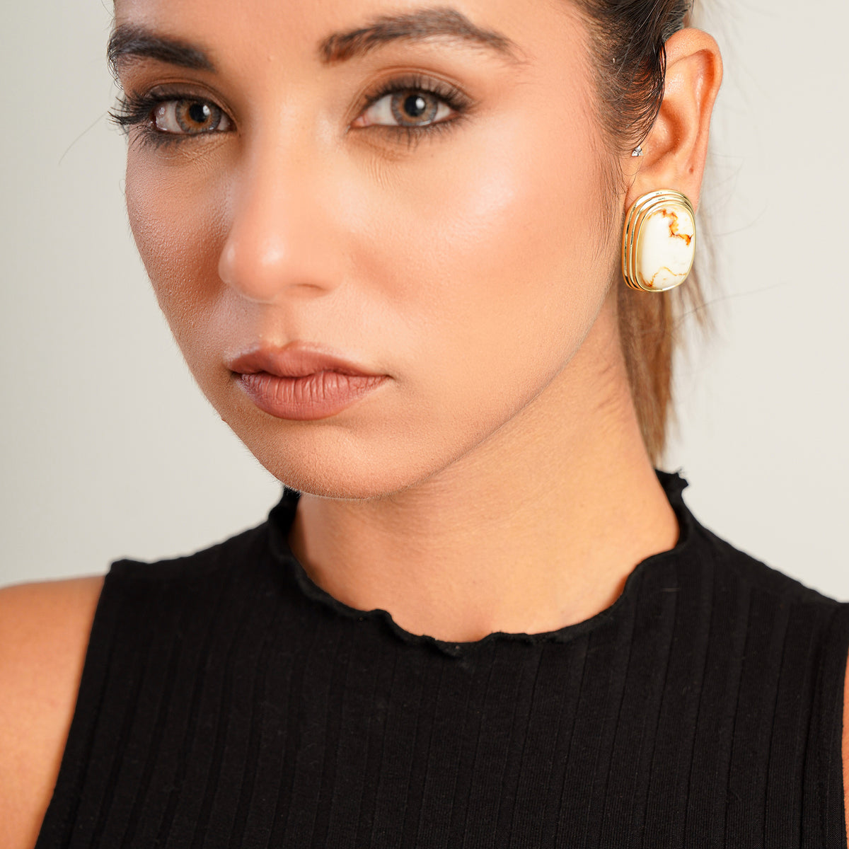 Alexa Rectangular Studs