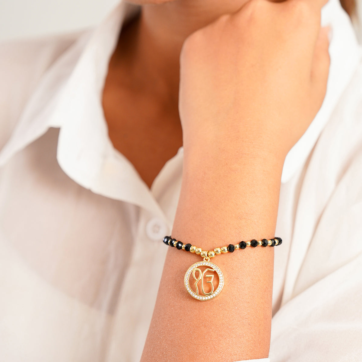 Ek Onkar Hanging Thread Bracelet