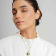 Empress Paris Green and Gold Necklace