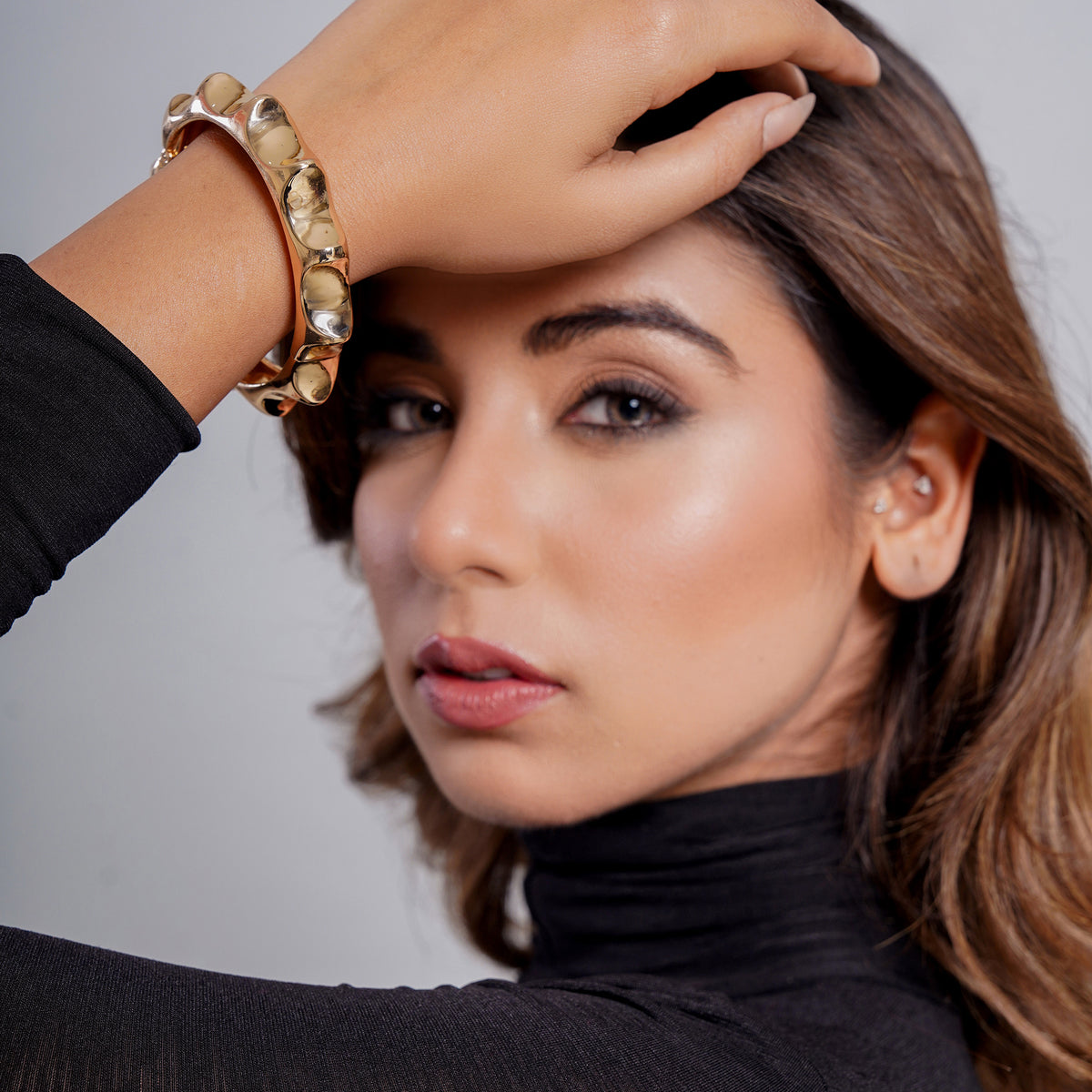 Sun Gold Cuff Bracelet