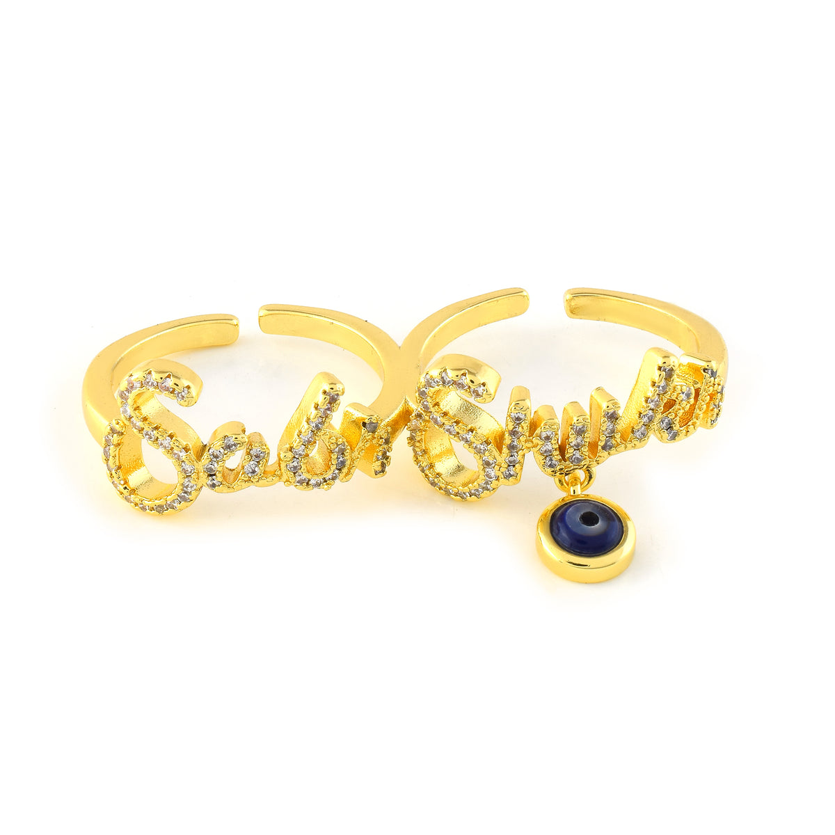 Sabr Shukar Evil Eye Ring