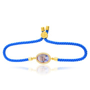 Jai Guruji Swaroop Blue Rope Bracelet- Unisex