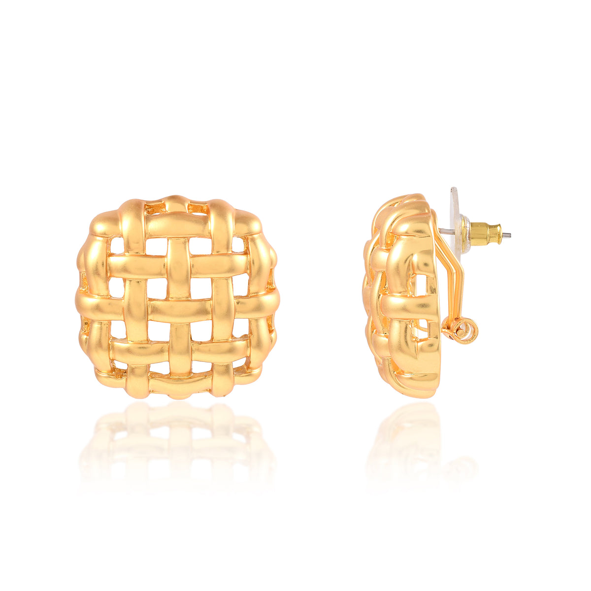 Gold Pie Studs