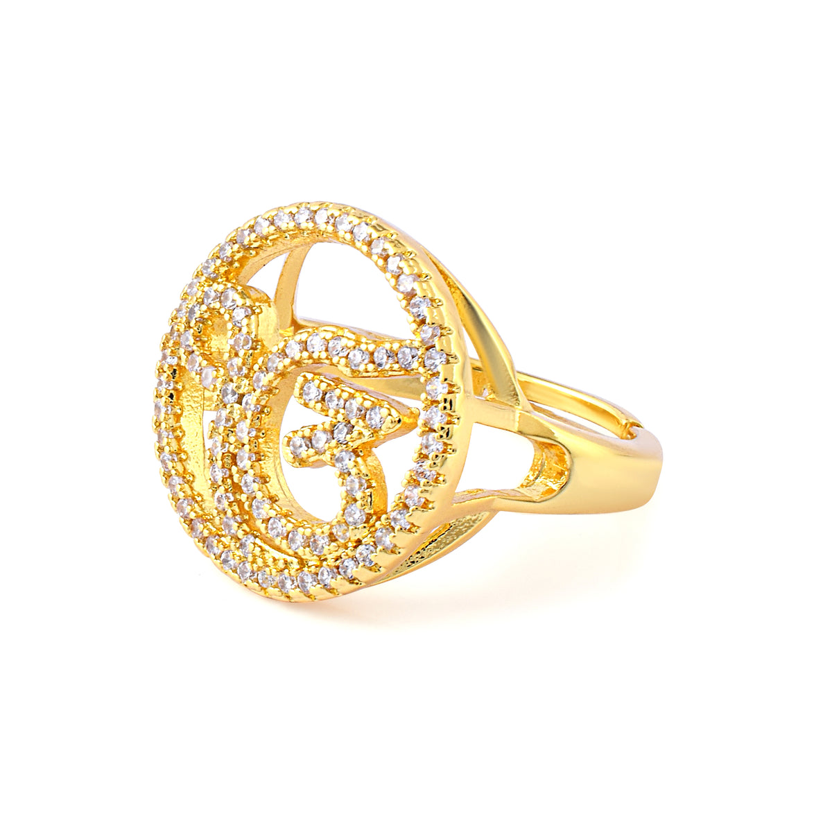 Ek Onkar Stone Ring