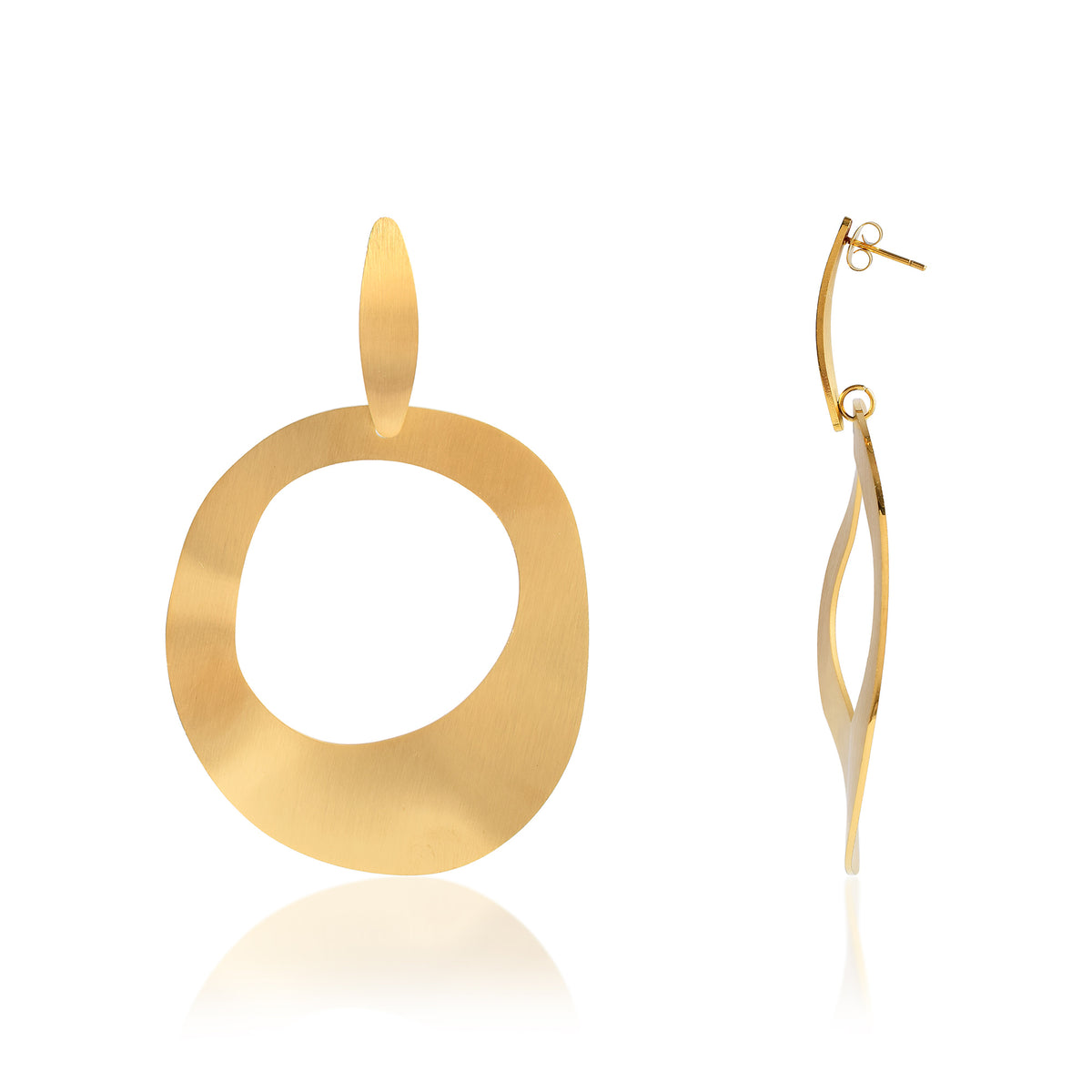 Gold Plated Dangler Earrings