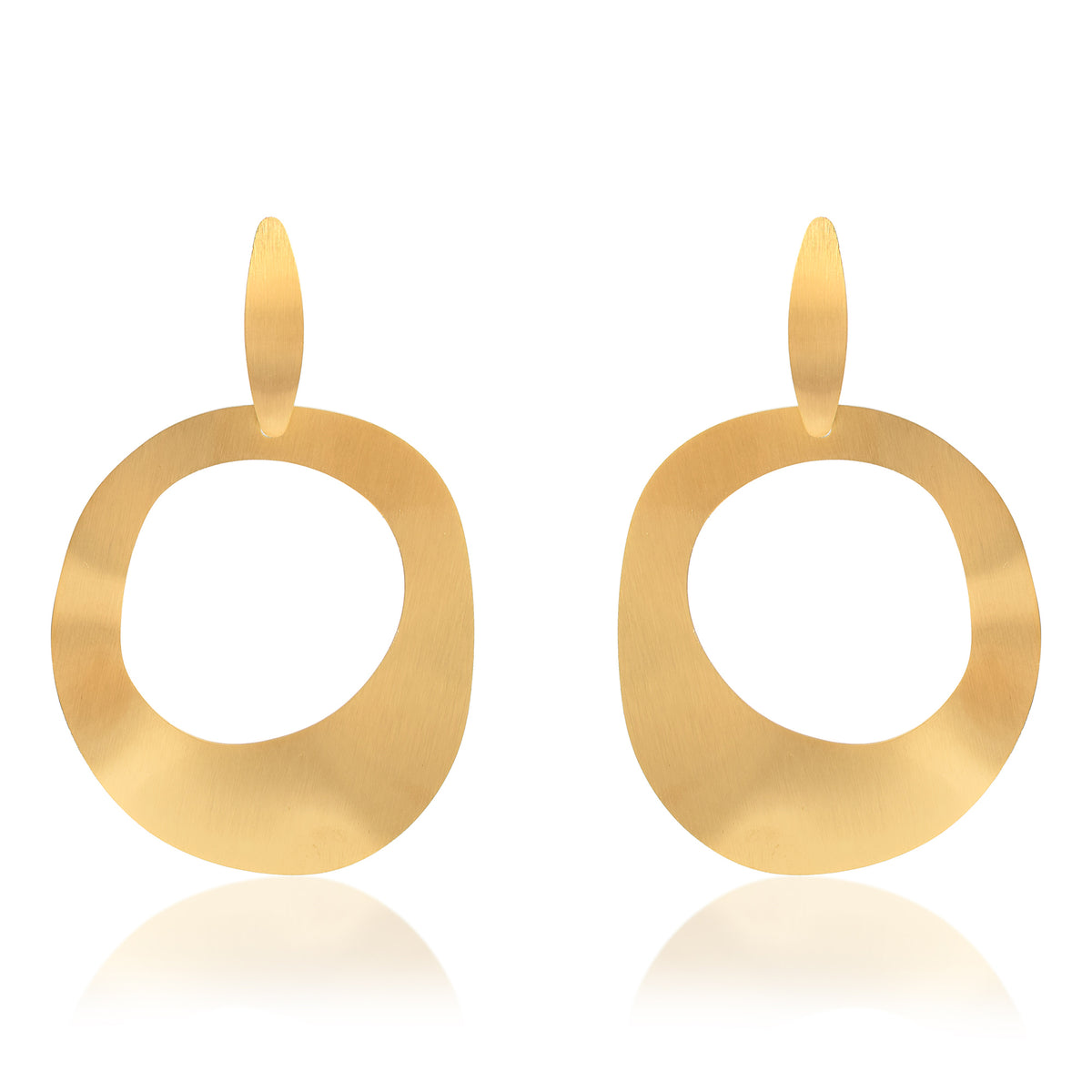Gold Plated Dangler Earrings