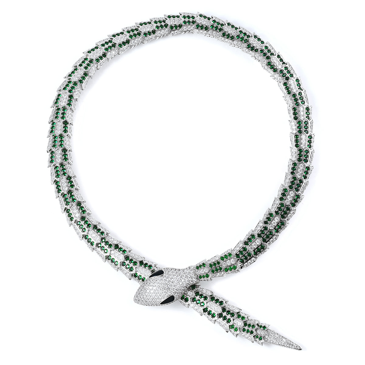 Serpentine Swarovski Necklace