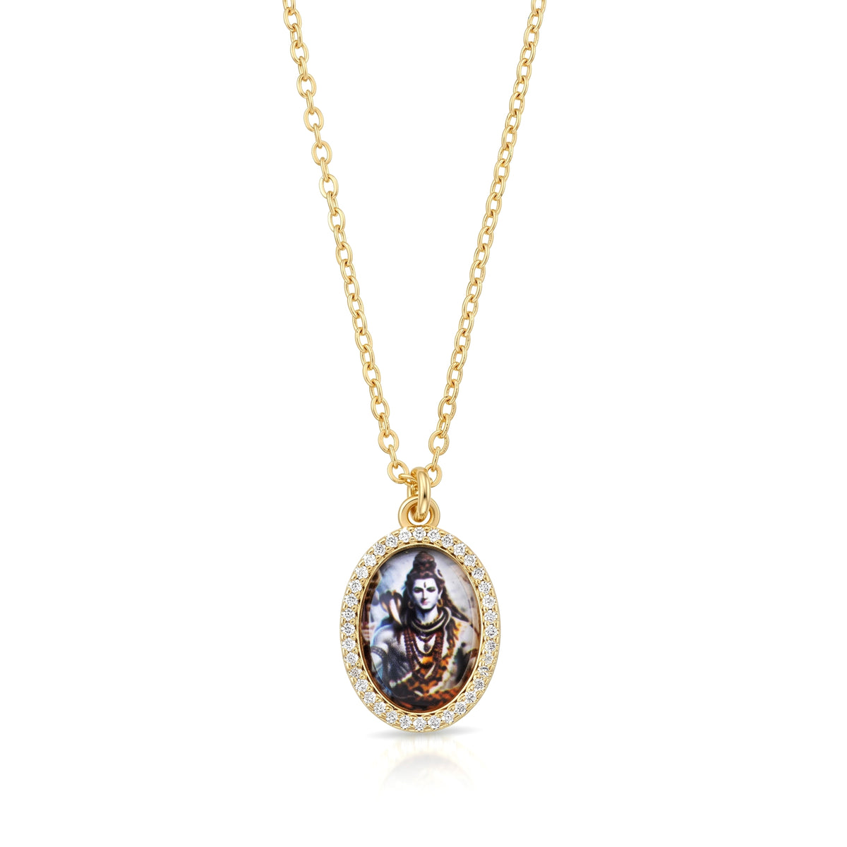 Shiva Gold Chain Necklace