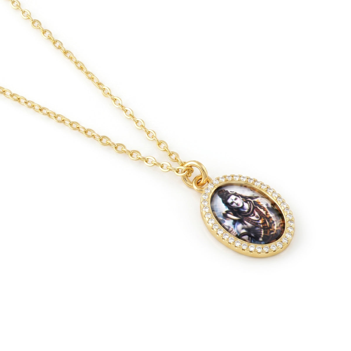 Shiva Gold Chain Necklace