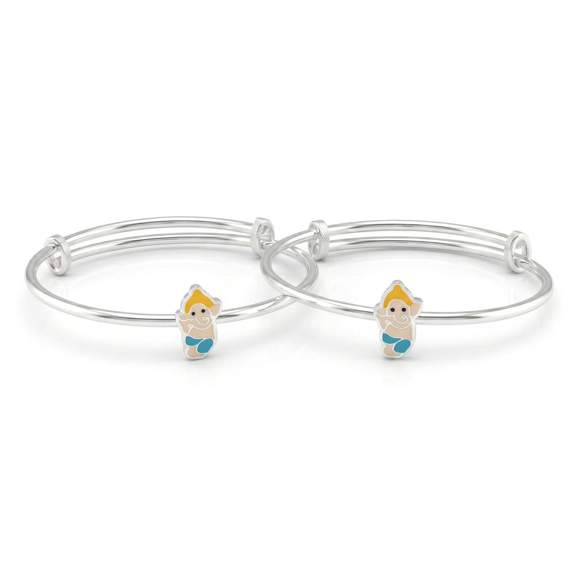 Kids - Pure Silver Ganesha Kada