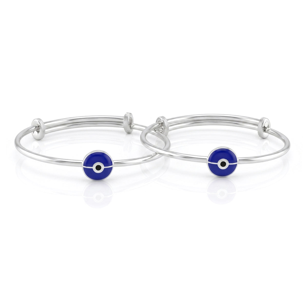 Kids - Pure Silver Evil Eye Kada