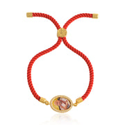 Jai Guruji Swaroop Red Rope Bracelet- Unisex