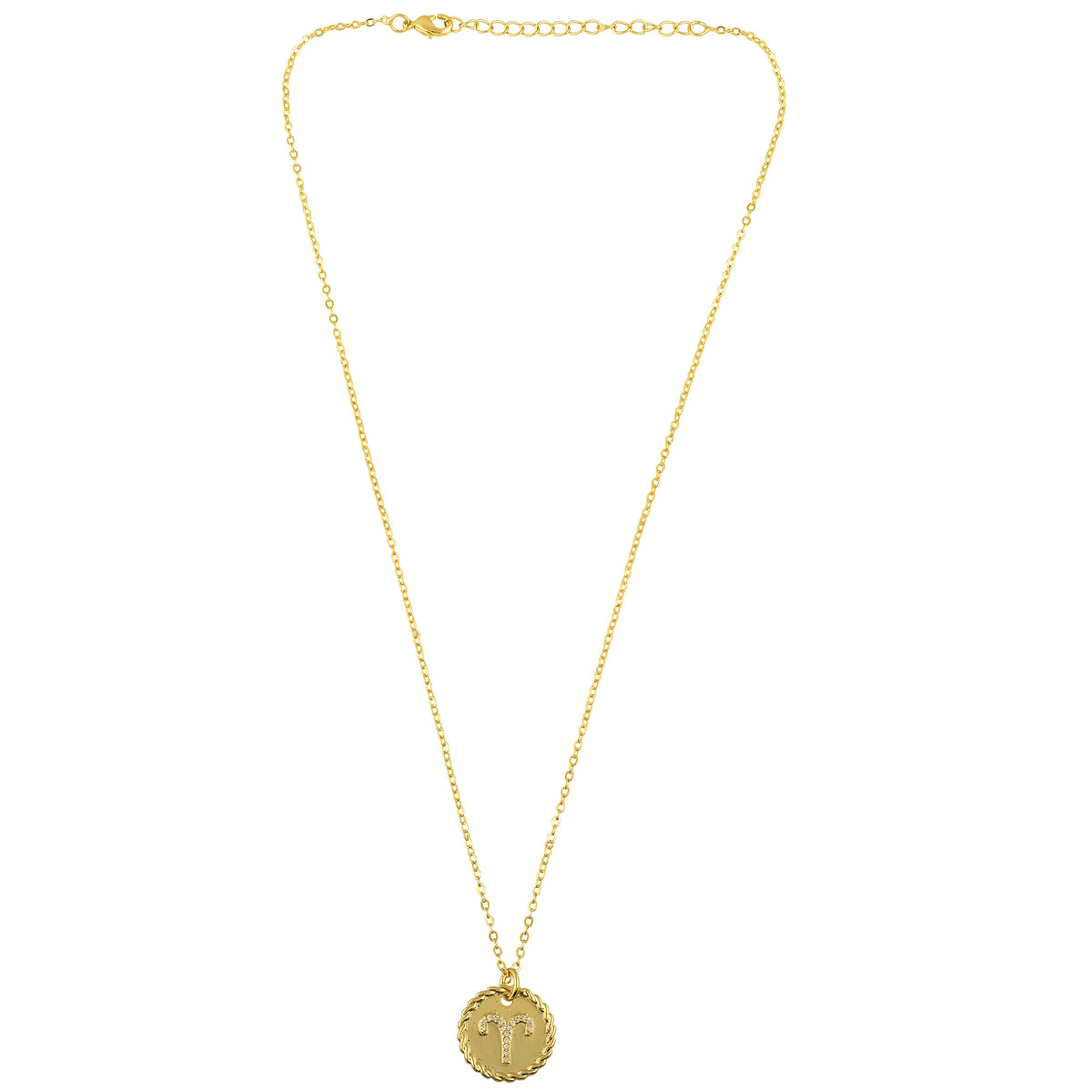 Aries Gold Charm Necklace