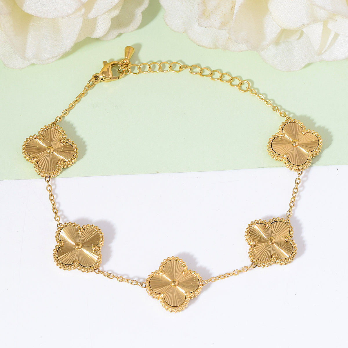Gold Flower Bracelet