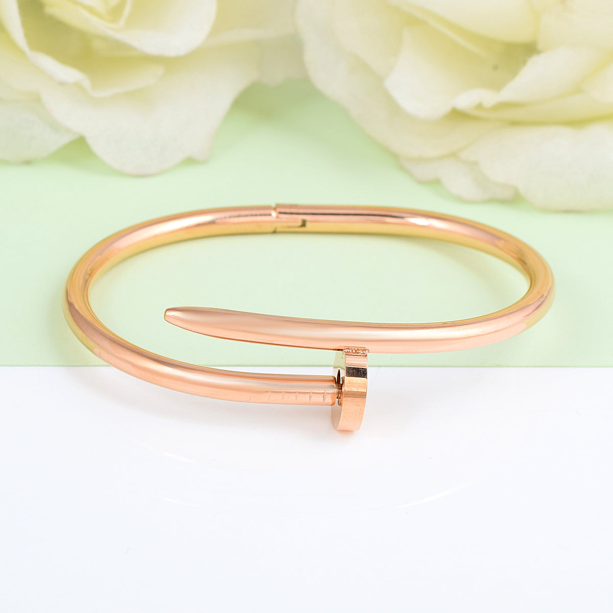 Rose Nail Bracelet
