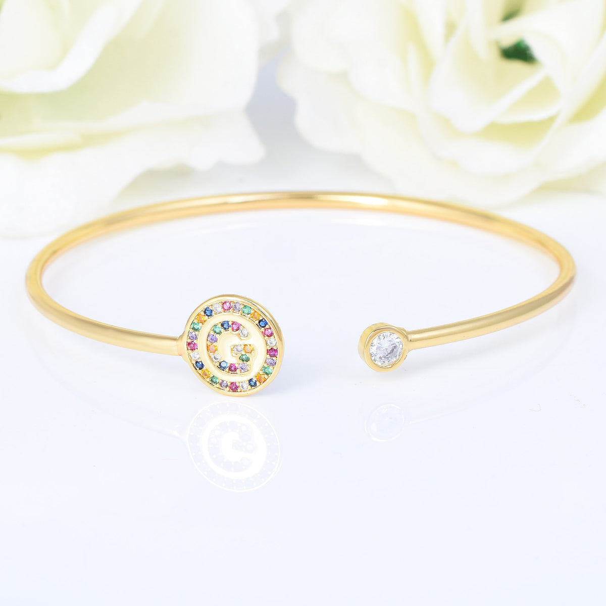 Letter G Personalized Bracelet