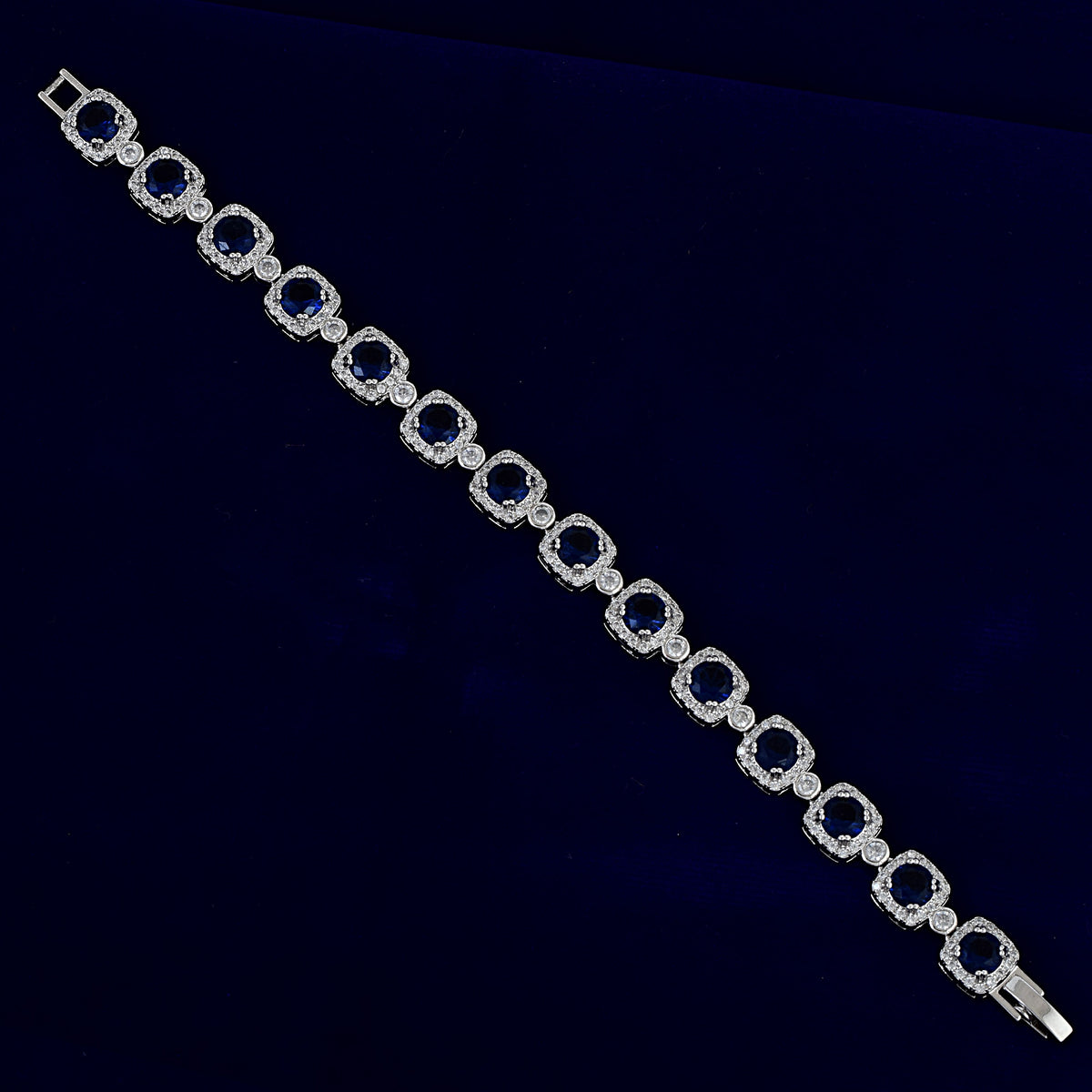 Swarovski Blue Stone Tennis Bracelet
