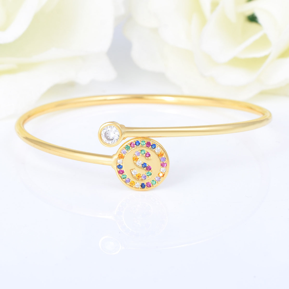 Letter S Personalized Bracelet