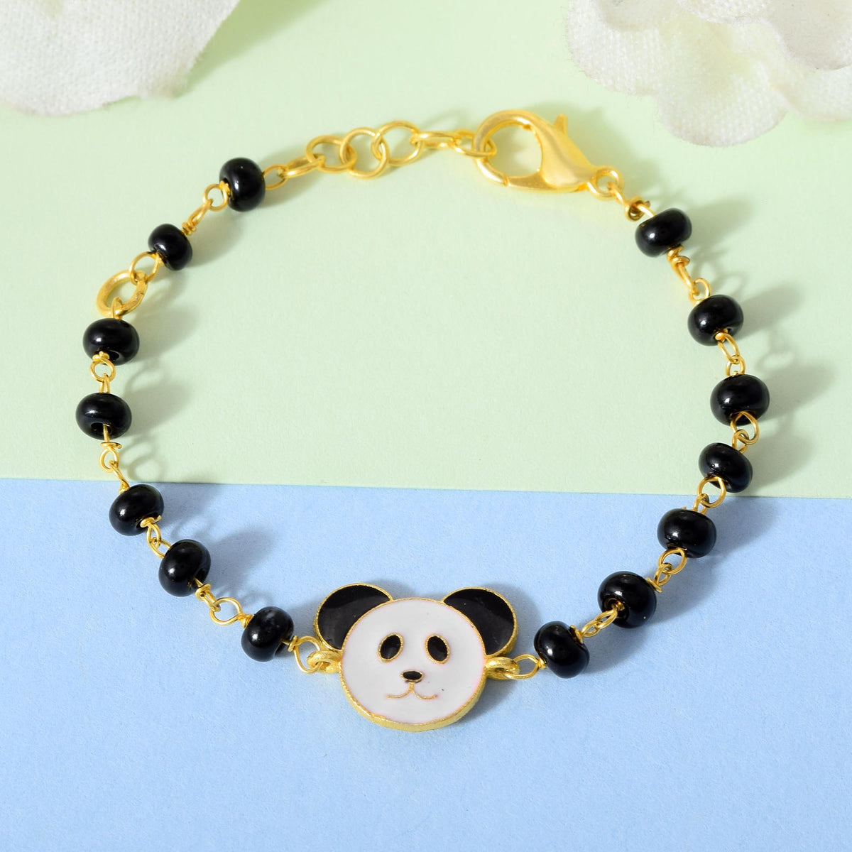 Pure Silver Kids Nazariya Panda Bracelet
