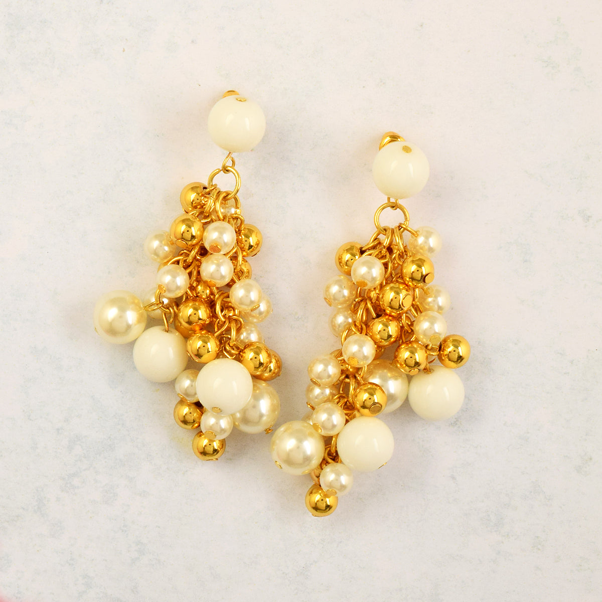 Pearl Balls Hanging Earrings
