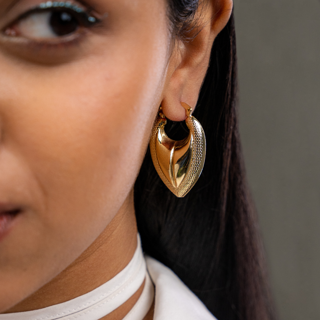 Pan Gold Hoops