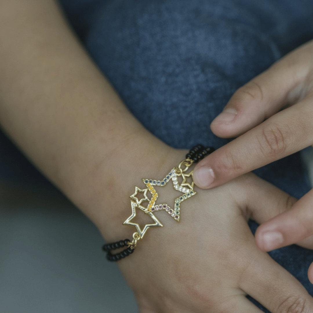 Kids Nazaria Multicolor Stars Bracelet