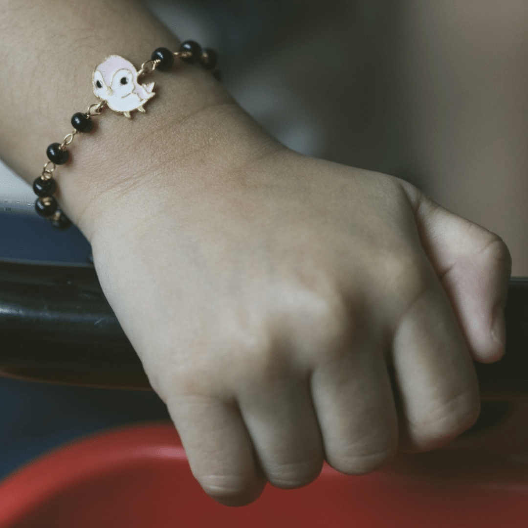Pure Silver Kids Nazariya Bird Bracelet