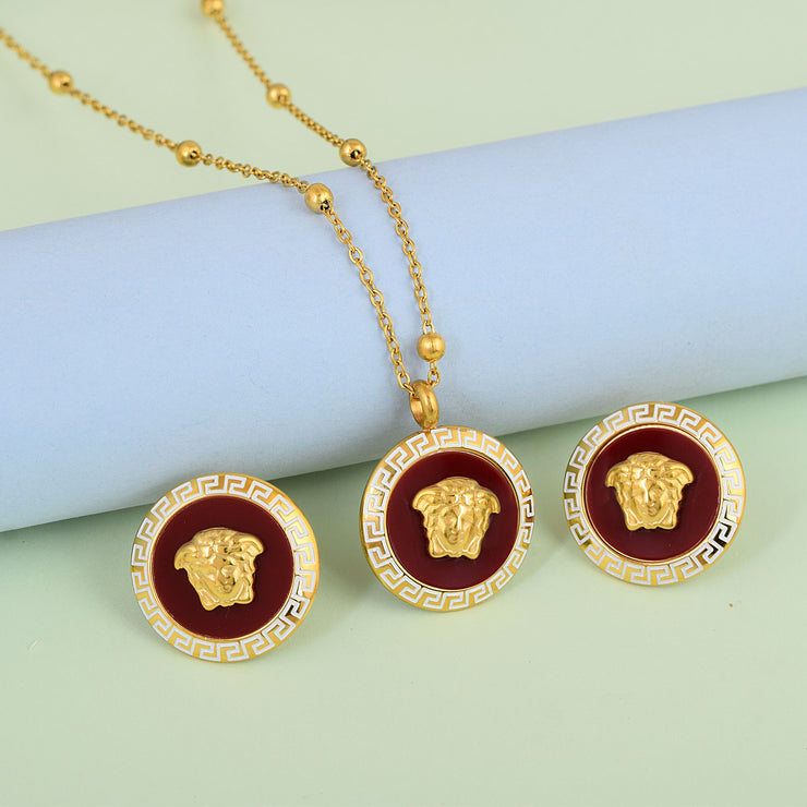 Empress Paris Red And Gold Set