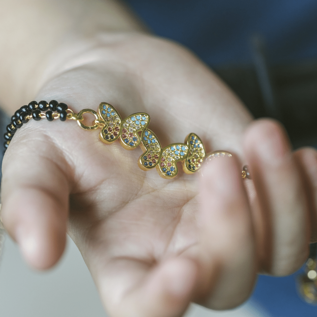 Kids Triple Butterfly Bracelet