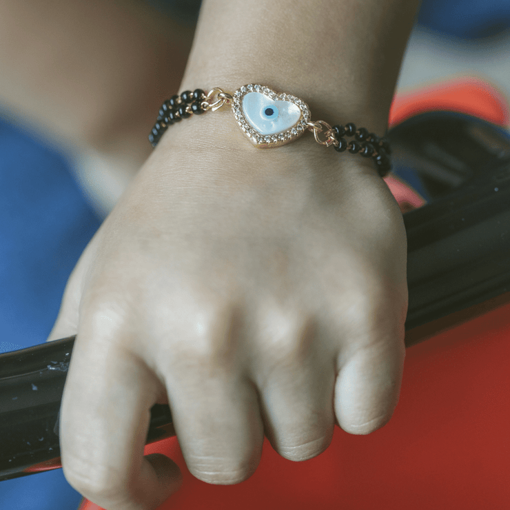 Nazaria Heart Shaped Evil Eye Bracelet