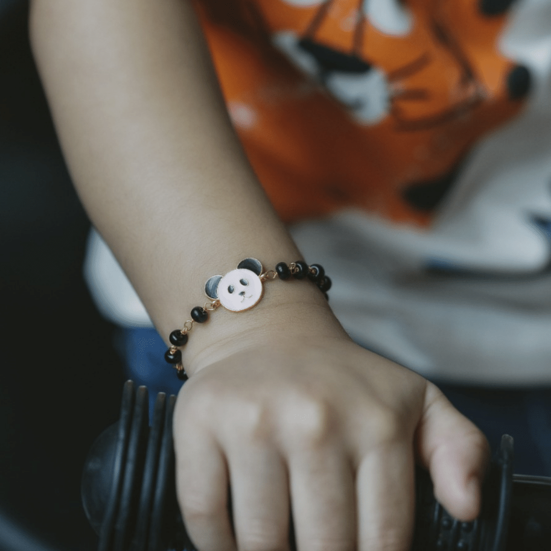 Pure Silver Kids Nazariya Panda Bracelet